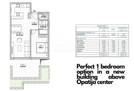 OPATIJA, CENTAR - gospodski apartman u luksuznoj novogradnji iznad centra Opatije s garažom, panoramski pogled na more, Opatija, Appartement