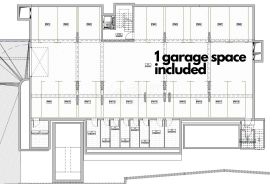 OPATIJA, CENTAR - gospodski apartman u luksuznoj novogradnji iznad centra Opatije s garažom, panoramski pogled na more, Opatija, Appartamento