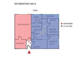 2 STANA, PRODAJA, ZAGREB, TREŠNJEVKA, 22+36m2, GARS.+2.5sob, Trešnjevka - Sjever, Wohnung