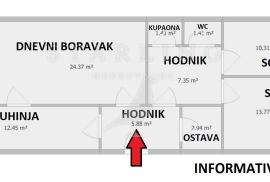 STAN, PRODAJA, ZAGREB, GREDICE, 80 m2, 3-SOBAN, Trešnjevka - Jug, Apartamento