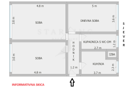 STAN, PRODAJA, ZAGREB, REMETINEČKI GAJ, 68 m2, 3-SOBAN, Novi Zagreb - Zapad, Appartment