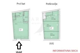 STAN S7, PRODAJA, ZAGREB, DONJI GRAD, DRAŠKOVIĆEVA, 44 m2, 2-sobni, Donji Grad, شقة