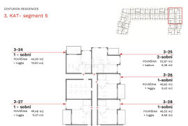 ISTRA, UMAG - Vrhunski 1S+DB s loggiom u novogradnji, Umag, Daire