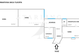 STAN, PRODAJA, ZAGREB, CENTAR, 83 m2, 3-soban, Donji Grad, Διαμέρισμα