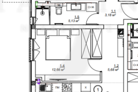 PRODAJA, STAN, MEDULIN, 65 M2, Medulin, Flat