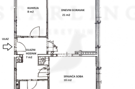 STAN, PRODAJA, ZAGREB, KVATRIĆ, 70 m2, 2-soban, Donji Grad, Stan