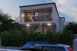 DVOJNA KUĆA S BAZENOM, NOVOGRADNJA, PRODAJA, MALINSKA, 112 m2, Malinska-Dubašnica, Haus