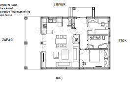 PRODAJA, KUĆA+PROJEKT, LOBORIKA, 703 m2, Marčana, Casa