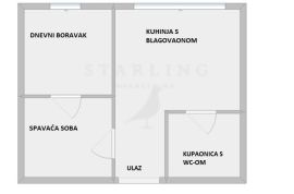 STAN, PRODAJA, ZAGREB, CENTAR, 35 m2, 1-soban, Donji Grad, Kвартира