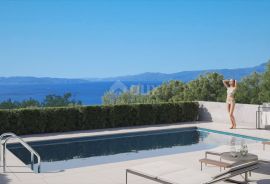 RIJEKA, KOSTRENA – ekskluzivna duplex vila s bazenom i garažom te panoramskim pogledom na more, Kostrena, Haus
