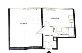 STAN, PRODAJA, NOVI ZAGREB, ZAPRUĐE, 31 m2, 1-soban, Novi Zagreb - Istok, Wohnung