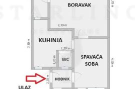 STAN, PRODAJA, ZAGREB, PANTOVČAK, 53 m2, 2-soban, Gornji Grad - Medveščak, Appartement