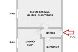 STAN S1, PRODAJA, ZAGREB, RUDEŠ, 40 m2, 2-soban, Trešnjevka - Sjever, Appartamento