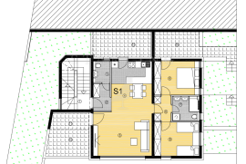 ZGRADA 1, STAN S1, NOVOGRADNJA, PRODAJA, BIJENIK, 110,12 m2, 3s, Črnomerec, Flat