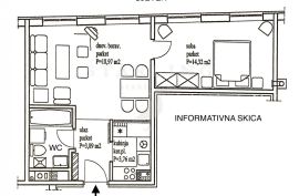 STAN, PRODAJA, ZAGREB, TREŠNJEVKA, 51 m2, 2-SOBAN, Trešnjevka - Sjever, Διαμέρισμα