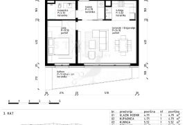 ZGRADA C, STAN C306, NOVOGRADNJA, PRODAJA, POREČ, 57,35 m2, 2S, Poreč, Daire