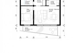 ZGRADA C, STAN C206, NOVOGRADNJA, PRODAJA, POREČ, 57,94 m2, 2S, Poreč, Appartamento