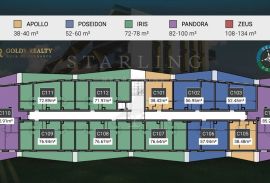 ZGRADA C, STAN C112, NOVOGRADNJA, PRODAJA, POREČ, 71,97m2, 3S, Poreč, شقة