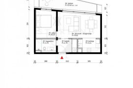 ZGRADA C, STAN C103, NOVOGRADNJA, PRODAJA, POREČ, 52,45 m2, 2S, Poreč, Διαμέρισμα