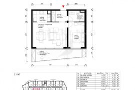 ZGRADA B, STAN B207, NOVOGRADNJA, PRODAJA, POREČ, 57,58 m2, 2S, Poreč, Wohnung