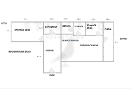 STAN, PRODAJA, ZAGREB, LANIŠTE, 69 m2, 3-soban, Novi Zagreb - Zapad, Stan