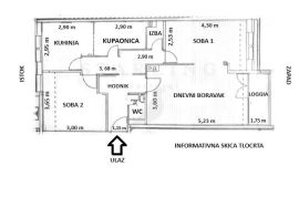 STAN, PRODAJA, ZAGREB, PANTOVČAK, 73 m2, 2-soban, Gornji Grad - Medveščak, Appartment