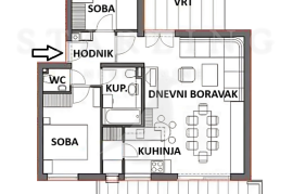 STAN, PRODAJA, ZAGREB, ČRNOMEREC, 87 m2, 3-SOBAN, Črnomerec, Apartamento