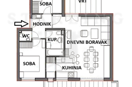 STAN, PRODAJA, ZAGREB, ČRNOMEREC, 87 m2, 3-SOBAN, Črnomerec, Appartment