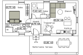 PRODAJA, KUĆA, PUNTERA, BARBAN, 70 M2, Barban, Famiglia