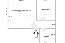 STAN, PRODAJA, ZAGREB, KAJZERICA, 40 m2, 2-soban, Novi Zagreb - Zapad, Appartment