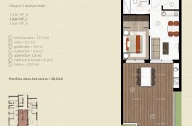 Stan Prodaja stanova u novom rezidencijalnom projektu u izgradnji, Novigrad!, Novigrad, Appartement