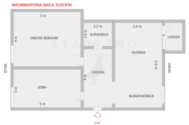 STAN, PRODAJA, MAKSIMIR, BUKOVAČKA CESTA, 68 m2, 3-soban, Maksimir, Appartement