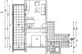 STAN, PRODAJA, ZAGREB, FERENŠČICA, 57 m2, 2-soban, Peščenica - Žitnjak, شقة