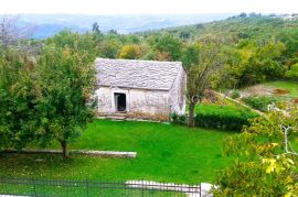 Istra, Oprtalj, okolica - autohtona kamena istarska kuća za renovaciju, Oprtalj, Famiglia