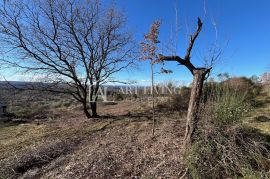 ISTRA, GROŽNJAN, okolica - prelijepo građevinsko zemljište s otvorenim panoramskim pogledom na more, Grožnjan, Arazi