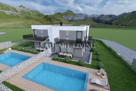 Istra, Umag, okolica - NOVOGRADNJA - moderna dvojna kuća s bazenom, Umag, Kuća