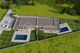 Istra, Poreč, okolica - šarmantna dvojna kuća s bazenom u novogradnji, Poreč, Casa