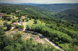 Istra, Poreč- Tinjan, atraktivno građevinsko zemljište s projektom moderne vile, Tinjan, Arazi