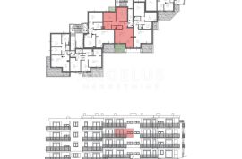 Trogir, Seget - stan u NOVOGRADNJI sa pogledom na more, 58.70 m2, Seget, Wohnung