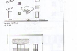 RUKAVAC, zemljište od 1117 m2 sa građevinskom dozvolom za obiteljsku kuću, Matulji, Γη