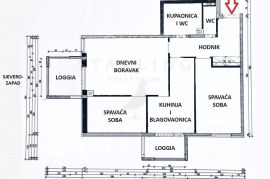 STAN, PRODAJA, ZAGREB, VRBANI, 81 m2, 3-soban, Trešnjevka - Jug, شقة