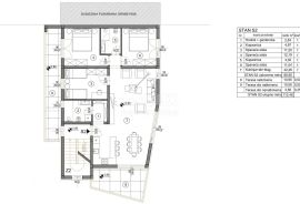 ISTRA, MEDULIN - Trosobni stan 100,26 m2 u novogradnji, Medulin, Διαμέρισμα