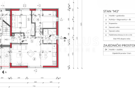 Istra, Pula - dvosobni stan sa terasom 63 m2, Pula, Appartment