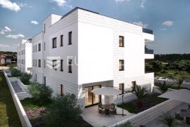 Zadar, Privlaka, novogradnja, luksuzni apartmanu u prizemlju s vrtom NKP, 86.45 m2, Privlaka, Daire