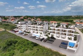 Zadar, Privlaka, novogradnja, luksuzni apartmanu u prizemlju s vrtom NKP, 86.45 m2, Privlaka, Appartement