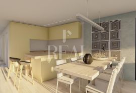 Kostrena, stan sa prekrasnim pogledom u manjoj urbanoj vili, 3S+DB, Kostrena, Apartamento