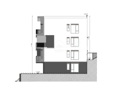 OPATIJA, CENTAR- stan 180.97m2 DB+4S s panoramskim pogledom na more- 2.KAT- STAN 202, Opatija, Διαμέρισμα