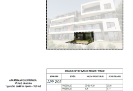 OPATIJA, CENTAR- stan 32,18m2 DB+1S s panoramskim pogledom na more- prizemlje + okućnica 37,8m2- APP 202, Opatija, Stan