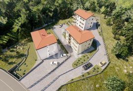 Kastav, Žegoti, stan u prizemlju  u novogradnji s tri stana, 3S+DB, 116.80 m2, Kastav, Kвартира