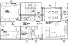 80 m od mora stan 2S+DB 80,81 m2, Split - Okolica, Kвартира